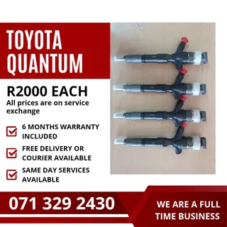 Toyota Quantum Diesel Injectors For Sale With Warranty