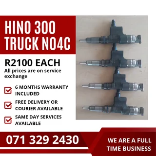 Hino 300 Truck No4c Injectors For Sale With Warranty