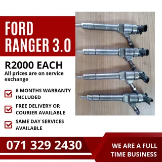 Ford Ranger 3.0 Diesel Injectors For Sale With Warranty