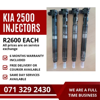 Kia 2500 Injectors For Sale With Warranty
