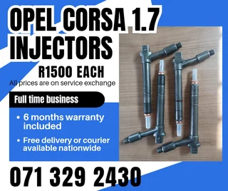 Opel Corsa 1.7 Injectors For Sale With Warranty