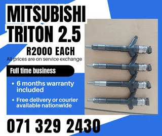 Mitsubishi Triton 2.5 Injectors For Sale With Warranty