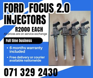 Ford Focus 2.0 Injectors For Sale With Warranty