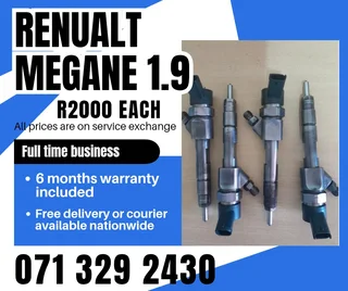 Renualt Megane 1.9 Injectors For Sale With Warranty On