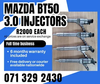 Mazda Bt50 3.0 Diesel Injectors For Sale With Warranty