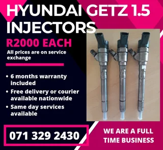 Hyundai Getz 1.5 Diesel Injectors For Sale With Warranty