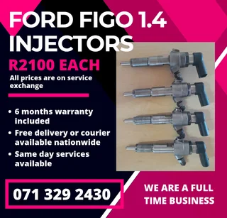 Ford Figo 1.4 Diesel Injectors For Sale With Warranty