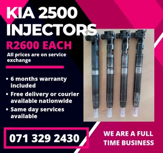 Kia 2500 Injectors For Sale With Warranty