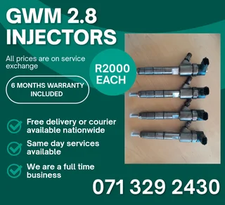 Gwm 2.8 Injectors For Sale With Warranty