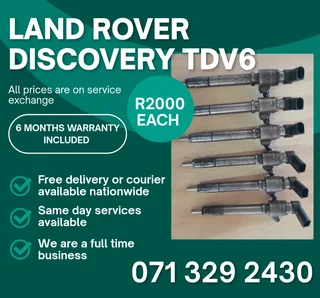 Land Rover Discovery Tdv6 2.7 Injectors For Sale With Warranty