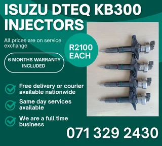 Isuzu Dteq Kb300 Diesel Injectors For Sale With Warranty