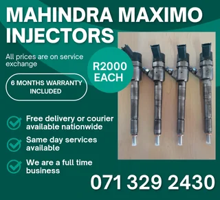 Mahindra Maximo Injectors For Sale With Warranty