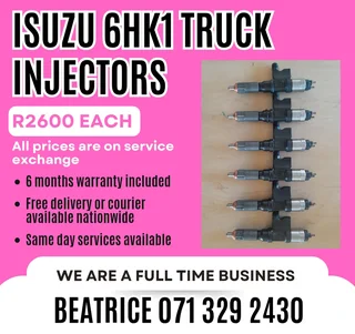 Isuzu Truck 6hk1 Injectors For Sale With Warranty