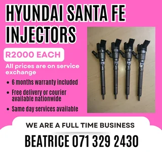 Hyundai Santa Fe Injectors For Sale With Warranty