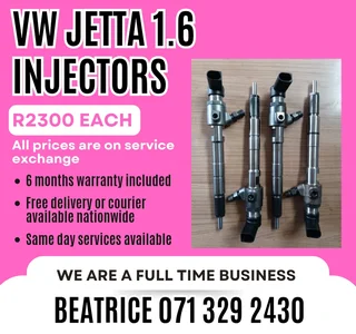 Vw Jetta 1.6 Diesel Injectors For Sale With Warranty