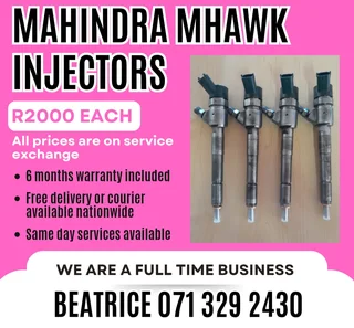 Mahindra Mhawk Diesel Injectors For Sale With Warranty