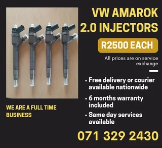 Vw Amarok 2.0 Diesel Injectors For Sale With Warranty