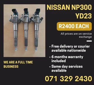Nissan Np300 Yd23 Injectors For Sale With Warranty On