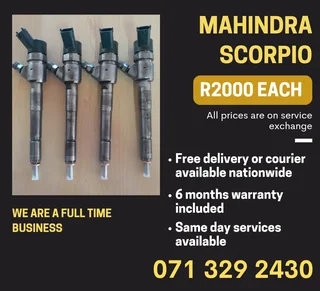 Mahindra Scorpio Diesel Injectors For Sale With Warranty
