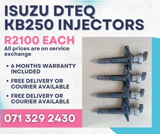 Isuzu Dteq Kb250 Injectors For Sale With Warranty On