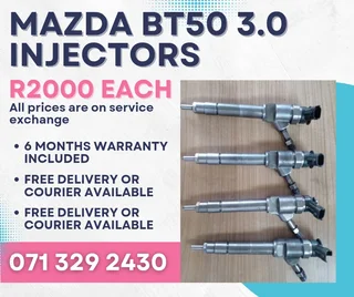 Mazda Bt50 3.0 Diesel Injectors For Sale With Warranty