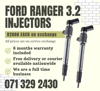 Ford Ranger 3.2 Injectors For Sale With Warranty