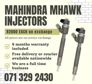 Mahindra Mhawk Diesel Injectors For Sale With Warranty