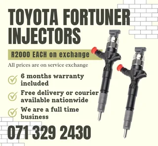 Toyota Fortuner Diesel Injectors For Sale With Warranty