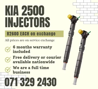 Kia 2500 Injectors For Sale With Warranty On