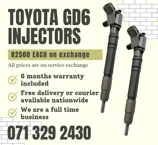 Toyota Gd6 Diesel Injectors For Sale With Warranty On