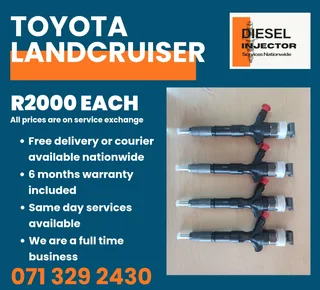 Toyota Landcruiser Injectors For Sale With Warranty On