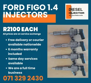 Ford Figo 1.4 Diesel Injectors For Sale With Warranty