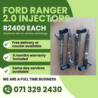 Ford Ranger 2.0 Injectors For Sale With Warranty