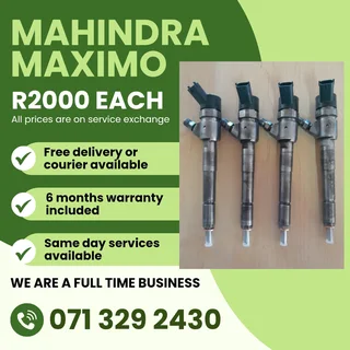 Mahindra Maximo Injectors For Sale With Warranty
