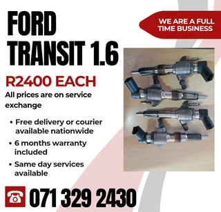Ford Transit 1.6 Injectors For Sale With Warranty