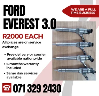 Ford Everest 3.0 Diesel Injectors For Sale With Warranty