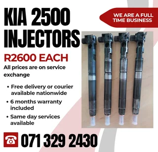 Kia 2500 Injectors For Sale With Warranty
