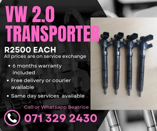 Vw Transporter 2.0 Diesel Injectors For Sale With Warranty