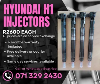 Hyundai H1 Injectors For Sale With Warranty