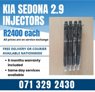 Kia Sedona 2.9 Injectors For Sale With Warranty