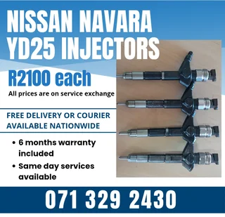 Nissan Navara Yd25 Injectors For Sale With Warranty