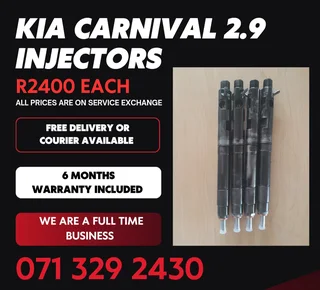Kia Carnival 2.9 Diesel Injectors For Sale With Warranty