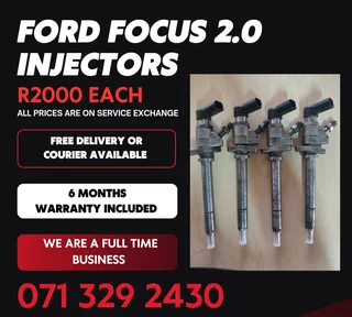 Ford Focus 2.0 Injectors For Sale With Warranty On