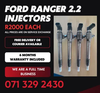 Ford Ranger 2.2 Diesel Injectors For Sale With Warranty