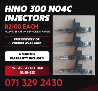 Hino N04c Truck Injectors For Sale With Warranty