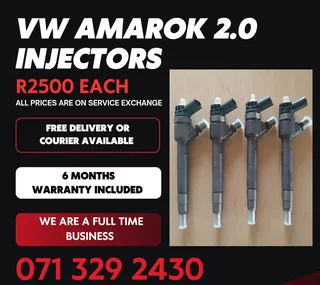 Vw Amarok 2.0 Diesel Injectors For Sale With Warranty