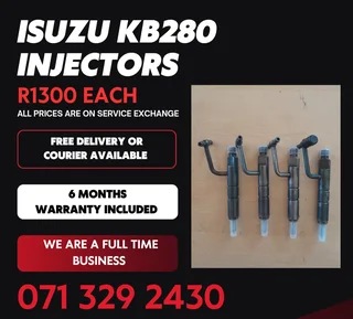 Isuzu Kb280 Injectors For Sale With Warranty On