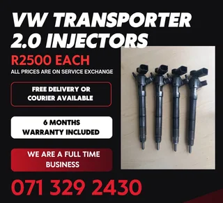 Vw Transporter 2.0 Diesel Injectors For Sale With Warranty