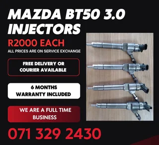 Mazda Bt50 3.0 Diesel Injectors For Sale With Warranty