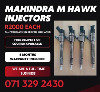 Mahindra M Hawk Diesel Injectors For Sale With Warranty